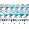 Synthetic Moonstone Beads Strands G-P528-J03-17-4