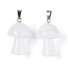 Natural Quartz Crystal Pendants G-N348-03P-2