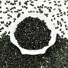 Picasso Spray Painted Glass Seed Beads SEED-T006-04-18-1