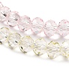 Transparent Painted Glass Beads Strands X1-DGLA-A034-T8mm-A25-4