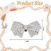 Bowknot Rhinestone Shoe Decoration DIY-WH0430-522B-2