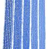 Electroplate Glass Beads Strands X-EGLA-A044-P6mm-B17-2