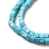 Synthetic Turquoise Beads Strands G-B064-A47-4