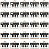60Pcs Alloy Enamel Piano Charms FIND-SC0021-63-1