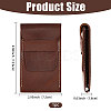PU Leather Single Watch Storage Envelope Boxes CON-WH0089-229-2