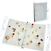 6 Pages Felt Brooches Collection Binder Book AJEW-WH0709-134B-1