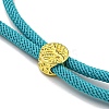 Nylon Cords Bracelet Makings Fit for Connector Charms AJEW-P116-01G-13-3