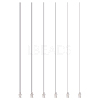 6Pcs 6 Style 304 Stainless Steel Blunt Tip Dispensing Needle with Brass Luer Lock FIND-FG0003-01-1