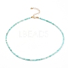 Natural Amazonite Beaded Necklaces NJEW-JN03315-03-1