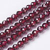 Natural Garnet Beads Strands G-D167-B-2mm-2