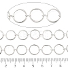 304 Stainless Steel Ring Link Chains CHS-G044-05P-06-2