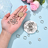 139Pcs 8 Styles CCB Plastic Beads Frames CCB-YW0001-73-3