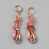 Alloy Shell Shape Leverback Earrings EJEW-WH0004-194C-1