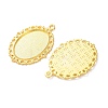 Tibetan Style Oval Alloy Pendant Cabochon Settings LS-TIBEP-Q054-44G-NR-1