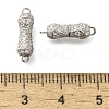 925 Sterling Silver Micro Pave Clear Cubic Zirconia Screw Clasps STER-U006-05P-3