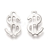 201 Stainless Steel Charms STAS-C017-17P-2