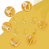 48Pcs 6 Styles Brass Leverback Earring Findings KK-AR0003-59G-3