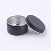Round Aluminium Tin Cans CON-WH0010-02B-80ml-2