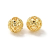 Brass Hollow Spacer Beads KK-P249-03D-G-1