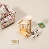 Miniature Wooden Cat Tree MIMO-PW0001-059-5