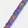 Electroplate Non-magnetic Synthetic Hematite Beads Strands G-J167-03-3