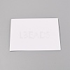 Rectangle Word Pattern Paper Cards DIY-WH0218-39-2