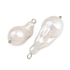 Natural Freshwater Pearl Keshi Pearl Pendants STAS-D378-05P-2