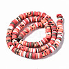 Handmade Polymer Clay Beads Strands CLAY-N008-010-H72-3