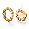 Brass Stud Earrings Findings X-KK-R116-012-NF-2