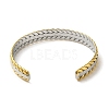 304 Stainless Steel Cuff Bangles BJEW-Q773-01A-3