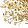 Brass Stud Earring Findings KK-N200-096A-2