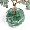 Natural Green Aventurine Chips Tree of Life Decorations DJEW-B013-01A-3