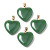 Spray Painted Glass Pendants X-GLAA-N035-016-A01-1