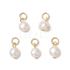 Natural Cultured Freshwater Pearl Potato Charms PALLOY-JF03920-02-1