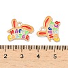 Easter Alloy Enamel Pendants LS-ENAM-I055-01KCG-05-3