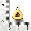 Natural Tiger Eye Triangle Charms STAS-D310-02G-01-3