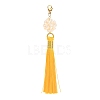 Polyester Tassel Big Pendants PALLOY-JF00473-01-1