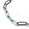 Ion Plating(IP) 304 Stainless Steel Paperclip Chain Bracelets BJEW-O186-02MC-3