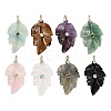 Natural Mixed Gemstone Pendants G-K372-06G-A-1