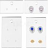 Fingerinspire 4Pcs 2 Style Acrylic Earring Display Hanging Card EDIS-FG0001-42-1