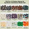  750Pcs 15 Styles Natural & Synthetic Gemstone Beads Set G-NB0003-86-4