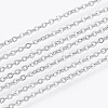 Tarnish Resistant 304 Stainless Steel Cable Chains CHS-F006-01A-P-1