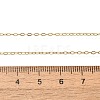 Rack Plating Brass Cable Chain Necklaces for Women NJEW-M048-01G-5