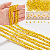 3Strands Handmade Millefiori Glass Bead Strands LAMP-NB0002-06-4