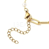 304 Stainless Steel Paperclip Chain Bracelet Making AJEW-JB01434-01-3