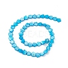 Natural Freshwater Shell Dyed Beads Strands SHEL-K001-001F-2
