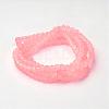 Baking Paint Transparent Glass Bead Strands X-GLAA-S031-4mm-28-2