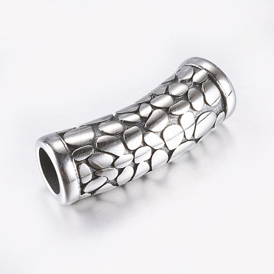 316 Surgical Stainless Steel Magnetic Clasps with Glue-in Ends STAS-F133-08AS-1