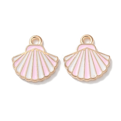 Alloy Enamel Pendants ENAM-O001-02C-G-1
