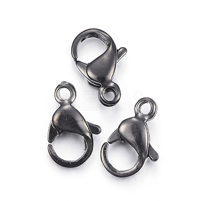 304 Stainless Steel Lobster Claw Clasps Ion Plating(IP) Y-STAS-H353-G-02B-1